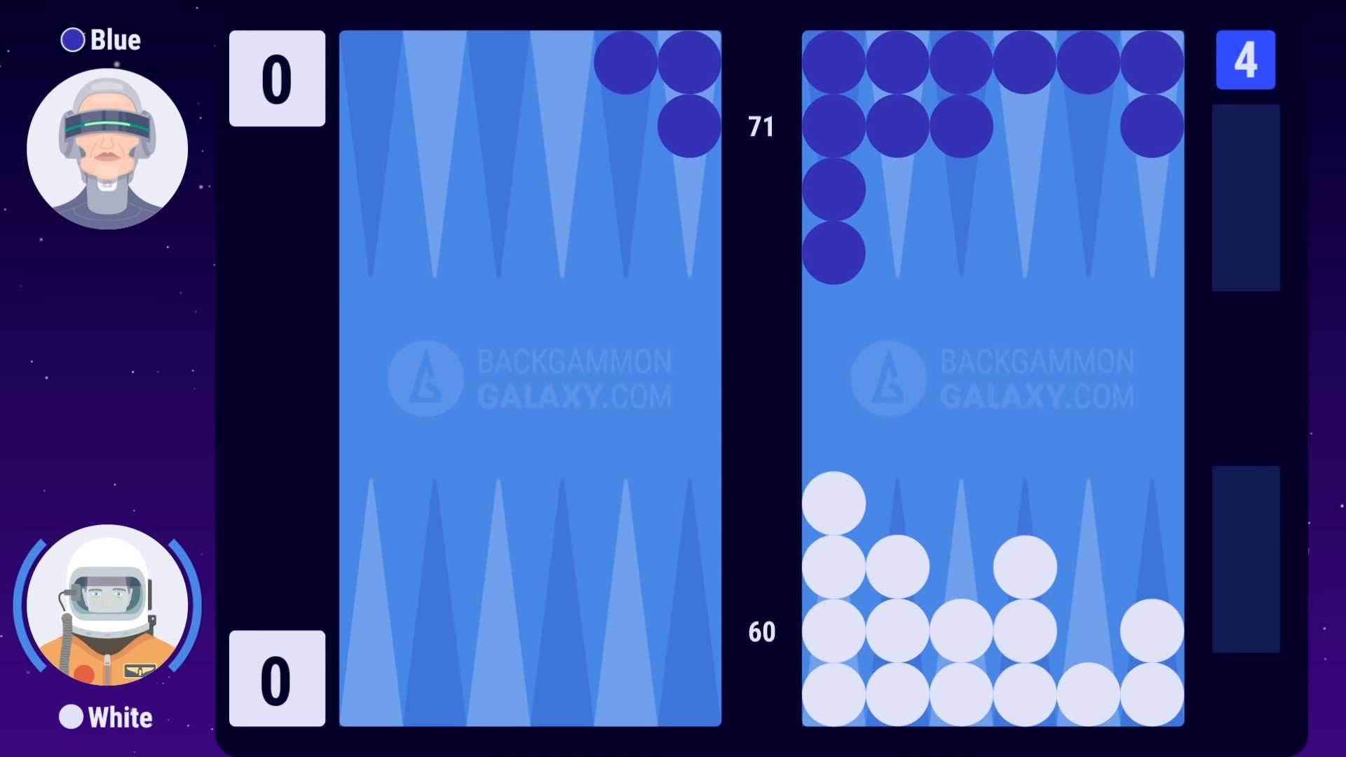 To bear off, a player must roll a number that corresponds to a point with a checker on it that is higher than the rolled number. For example, if a player rolls a 3, they must have a checker on the 5th point or higher to bear off that checker.