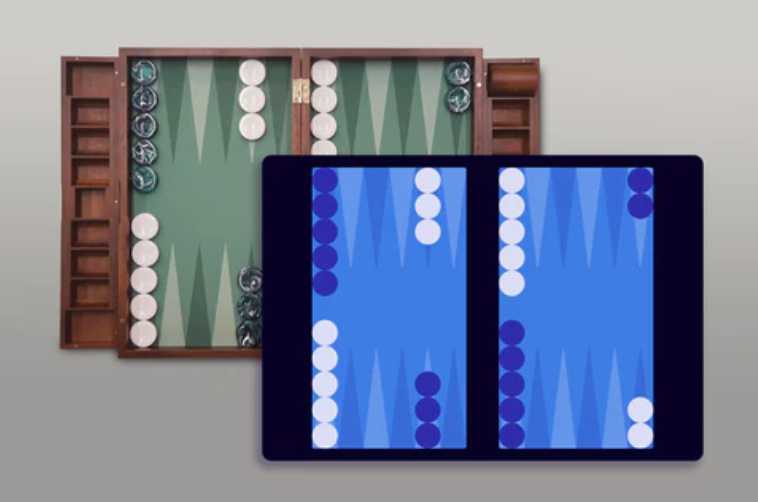 The Earth Board and backgammongalaxy.com Online Board