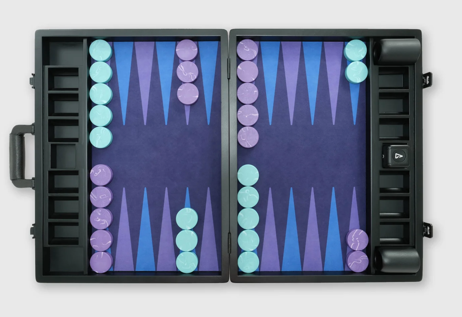 Aurora styled removable playing surfaces and checkers